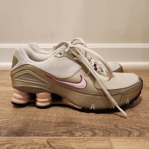 Nike Shox Turbo V Women's Running Shoes, 6.5, Athletic, Y2K, 2000's, Pink, White